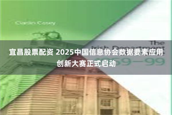 宜昌股票配资 2025中国信息协会数据要素应用创新大赛正式启动