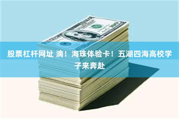 股票杠杆网址 滴！海珠体验卡！五湖四海高校学子来奔赴