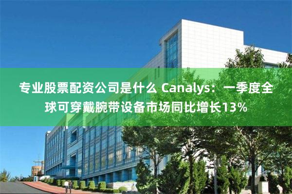 专业股票配资公司是什么 Canalys：一季度全球可穿戴腕带设备市场同比增长13%
