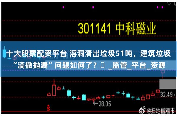 十大股票配资平台 溶洞清出垃圾51吨，建筑垃圾“滴撒抛漏”问题如何了？​_监管_平台_资源