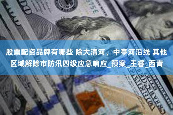 股票配资品牌有哪些 除大清河、中亭河沿线 其他区域解除市防汛四级应急响应_预案_王睿_西青